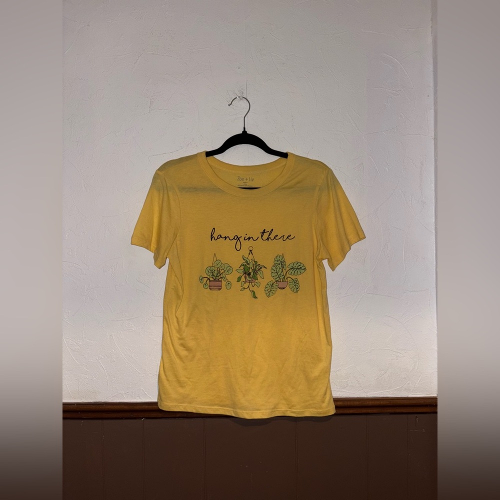 Zoe + Liv | Yellow Plant T-Shirt
